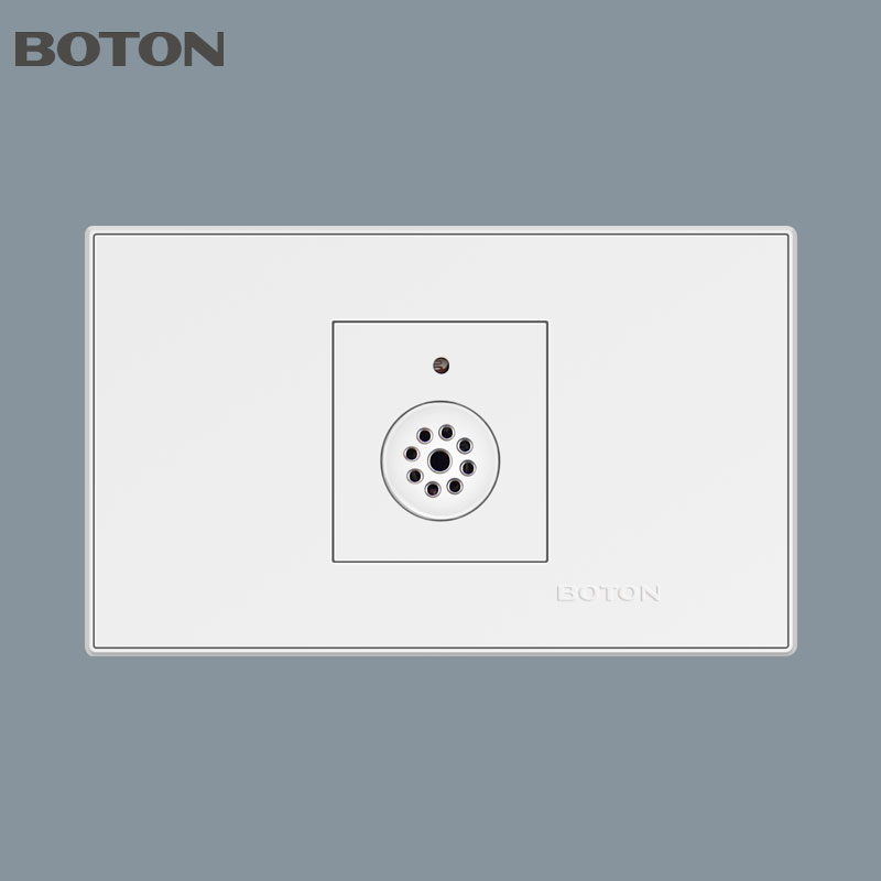 Interruptor de parede retangular com controle de som para corredor