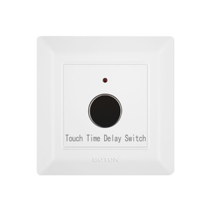 Interruptor do sensor de atraso de tempo de toque branco para apartamento 